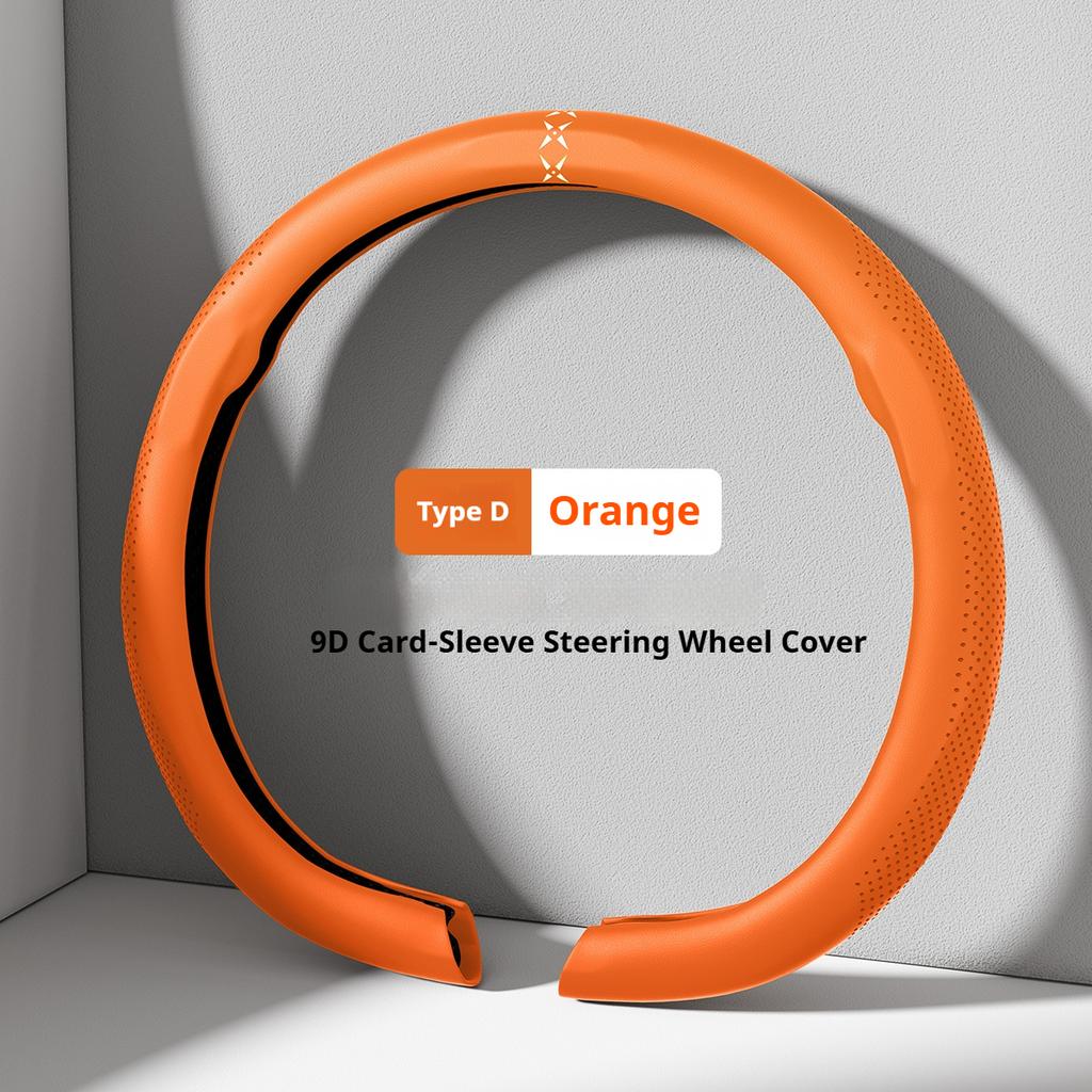 For Chery Exeed TX Nappa Leather Grain Car Steering Wheel Cover Breathable and Anti Slip Accessories Interior Accessories