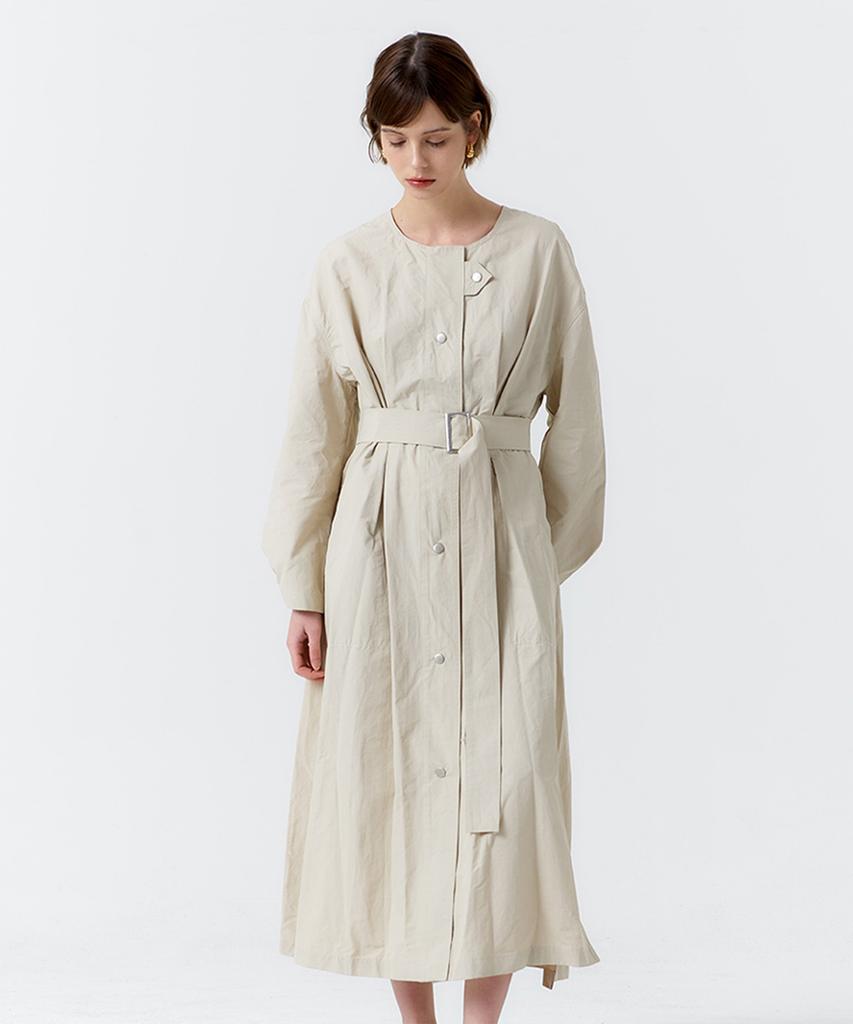 Eilubeu Trench Dress Aardop102A