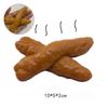 1Pcs Simulation Baba Soft Rubber Decompression Poop Pinching Music Prank Halloween April Fool's Day Toys Creative Prank BB Toy