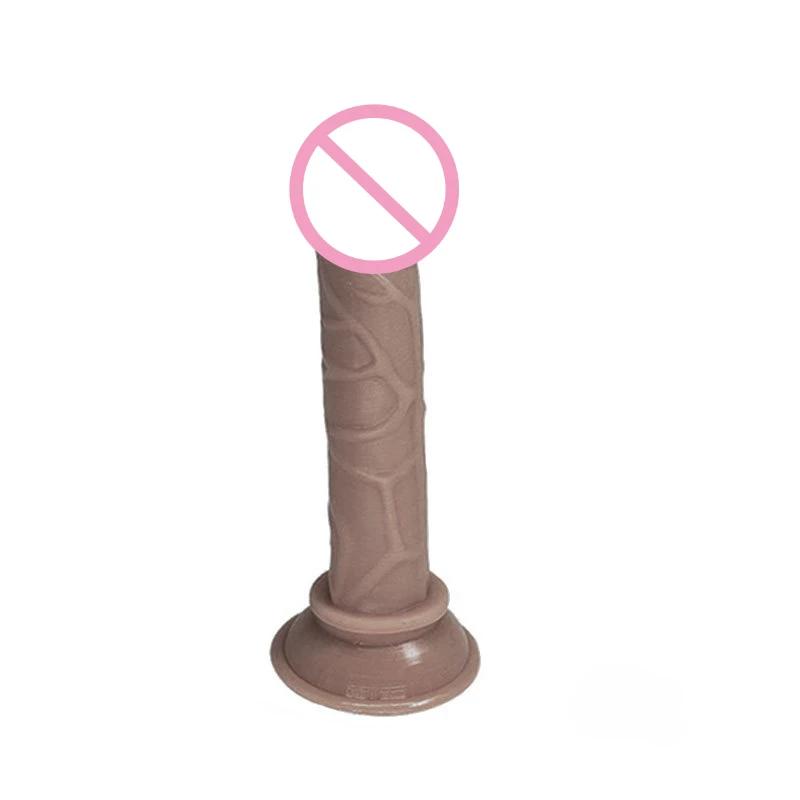 Crystal Jelly Realistic soft Dildo Penis Suction Cup Mini dicks Female Masturbation Erotic Cock Anal Sex Toys for Woman Lesbain