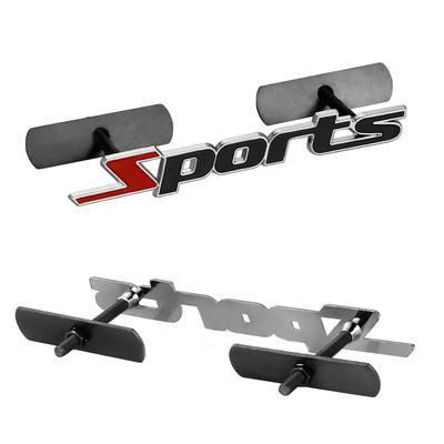 Biler Bildeler Emblem Grille Sticker Badge Metal DIY Kjøretøy Ornamenter Bil Letter Sport