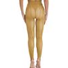 Womens Sheer Mesh Leggings Shimmering Skinny Pants High Waist See-Through Baselayer Tights