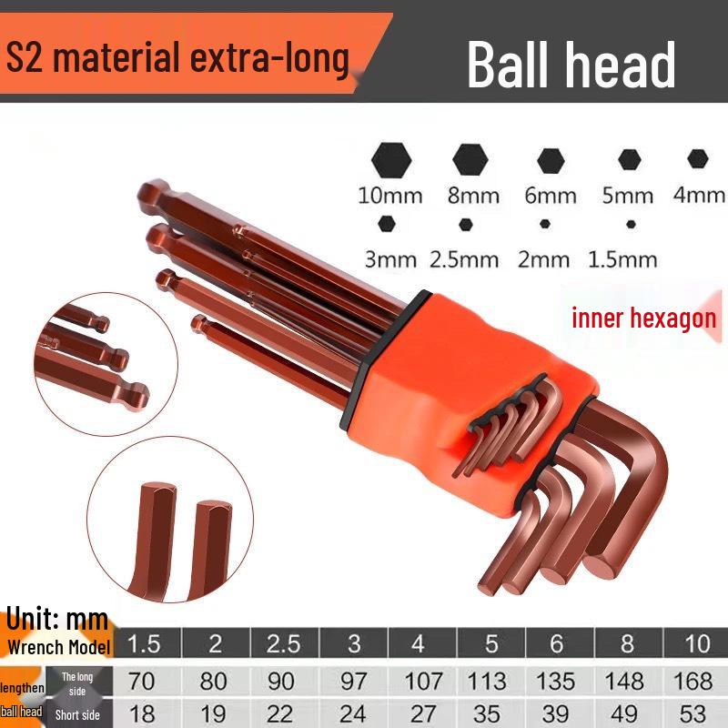 Bronze Hex Screwdriver Set - High Hardness Wrench Combination