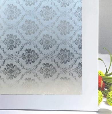 Decorative Window Covering Film for Home, Bathroom Glass, Static Cling, Remove, Reusable, Decorative