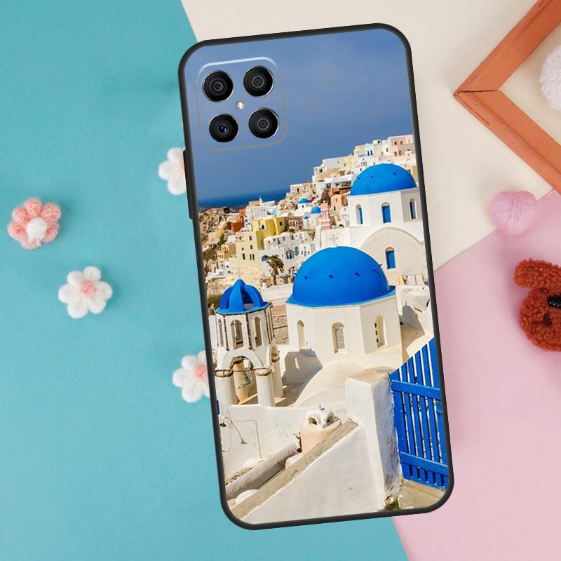 Oia Santorini Greece Case For Honor 200 Pro 50 70 90 X9a X8a X8 X9 X8b X9c X9b Honor Magic 7 5 6 Lite Pro Cover