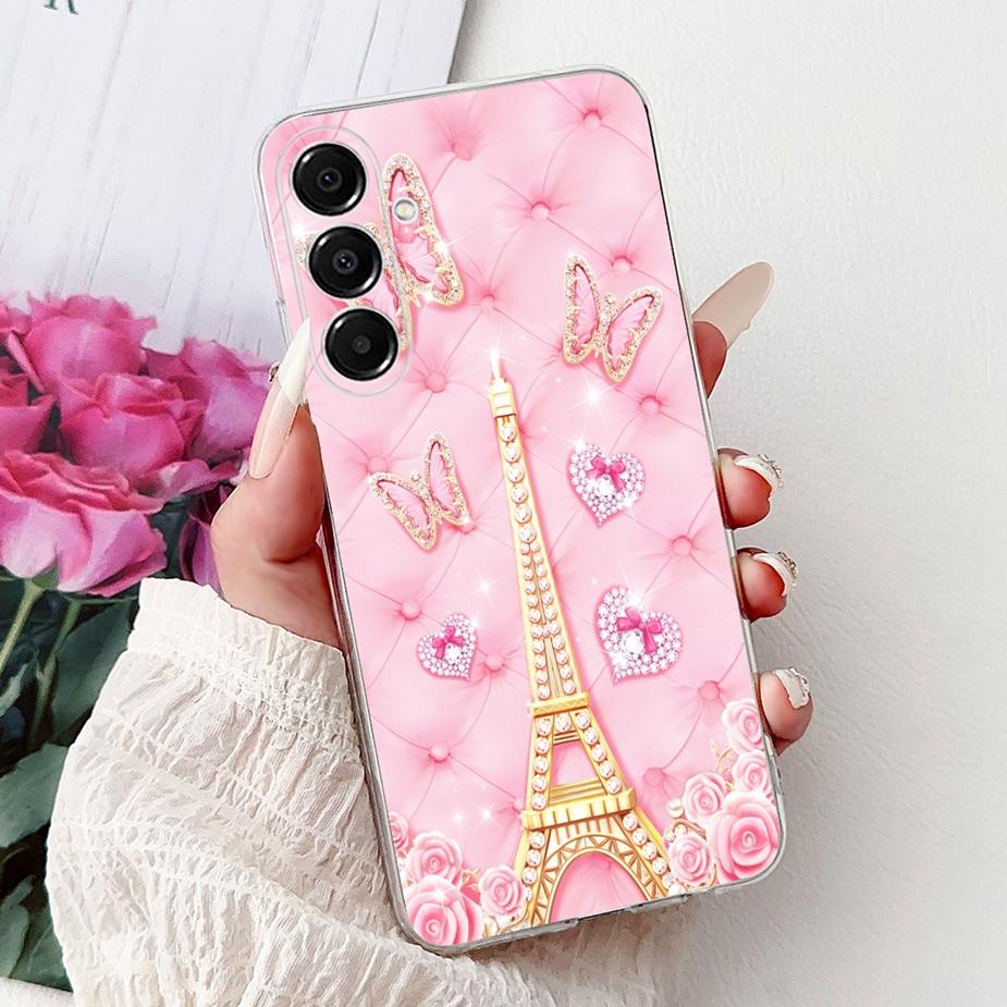 For Samsung Galaxy A17 5G Case SM-A176B Cute Cat Painted Cover 6.7'' Soft Silicone Case For Samsung A17 A 17 GalaxyA17 5G Fundas