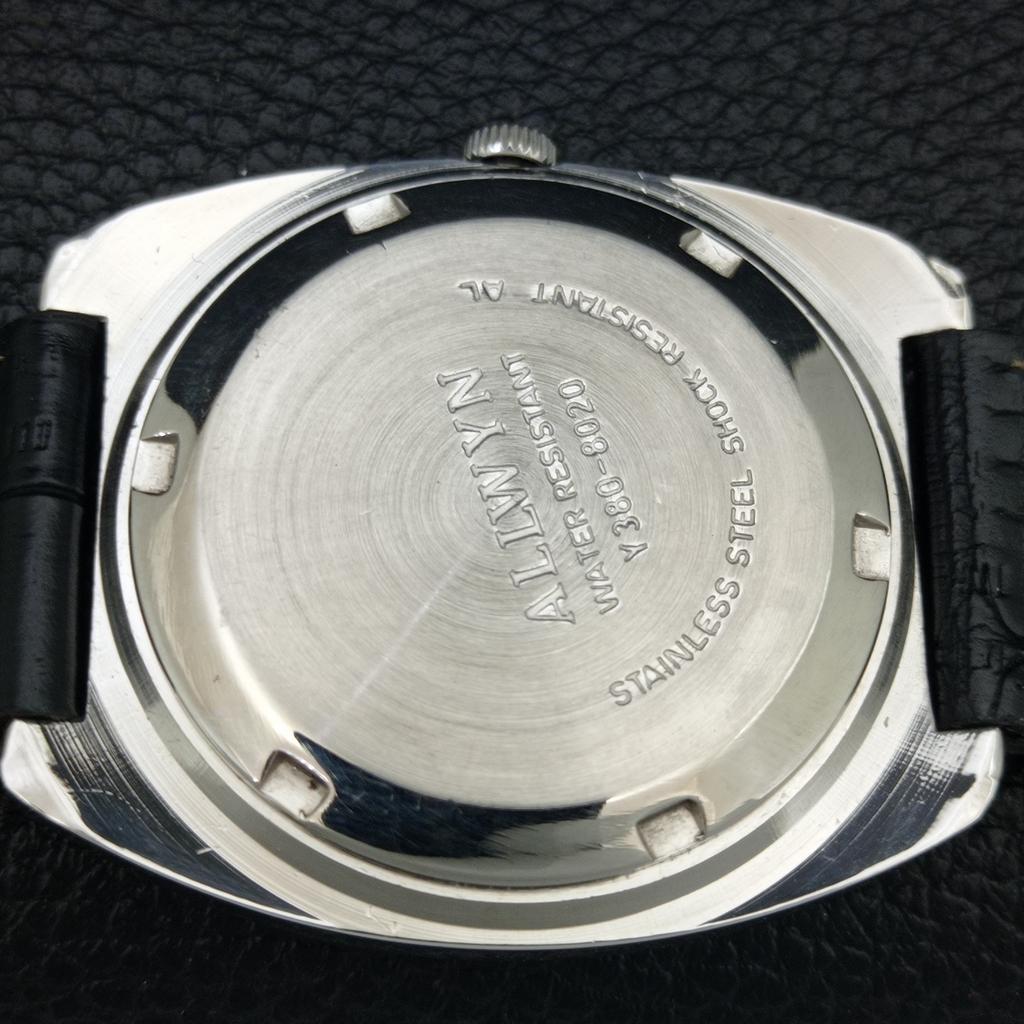 ALLWYN 6300A HAND-WINDING VINTAGE INDIA MENS ORIGINAL DIAL WATCH a706228-1