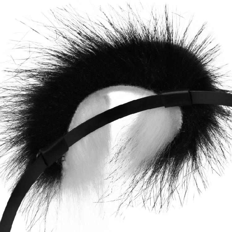 Kunstpelze Wolf/Füchse/Katzen Ohr Stirnband Cosplay Kopfschmuck Felliges Tierohr Stirnband Halloween Cosplay Party Kostüm Geschenk