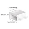 Men Razor Hanger Shaver Holder Storage Bathroom Accessories Plastic Free Punch Hookwall Cup Brush Blade Holder