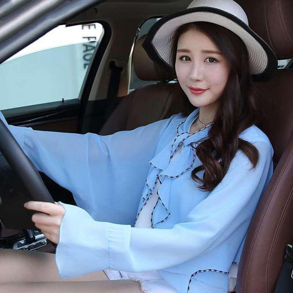 Cover Long Sleeves Scarves Chiffon Scarf Sunscreen Shawl Korean Style Shawl Sun Protection Cape