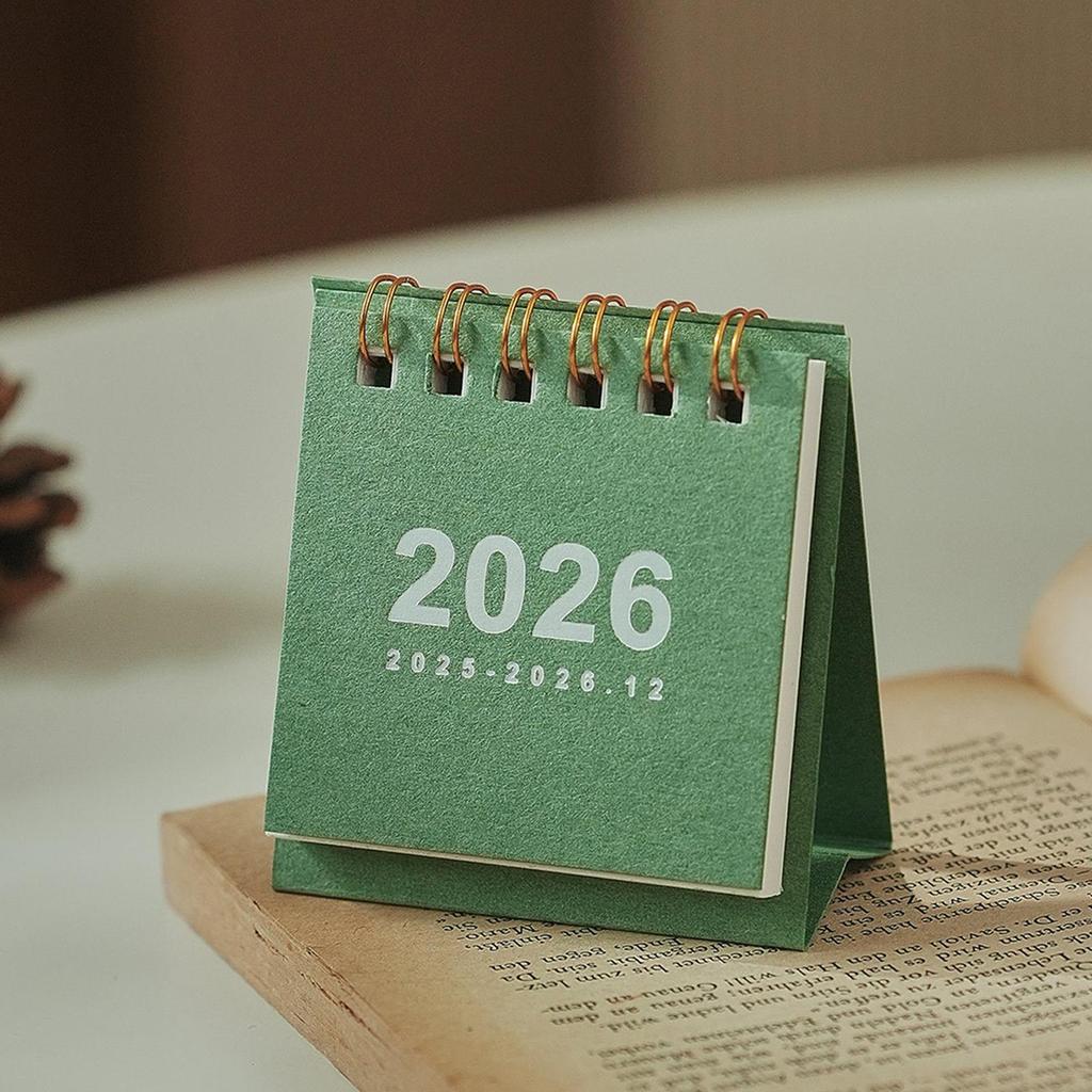 Desk Calendar 12 Months Desktop Calendar Daily Scheduler Aesthetic Paper Offices Supplies Yearly Planner for Offices Home Kids