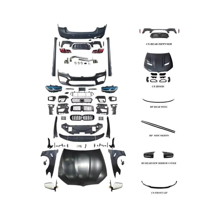Grilă Bara Față BMW 5 F10, Piese Compatibile: 51137340319, 51137340320