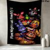 Horror Night Bears Wall Tapestry Aesthetic Wall Hanging Printed Fabric Blanket Decorative Tapestries for Bedroom Living Room Home Decor