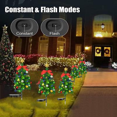 Lampada solare per albero di Natale con piccola campana Ricarica automatica impermeabile Nessun cablaggio richiesto Lampada da giardino da giardino Illuminazione paesaggistica