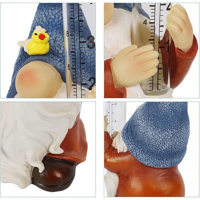 Test Tube Rain Gauge Dwarf Garden Design Decorative Resin HandicraftsGarden Ornaments Design Outdoor Ornaments