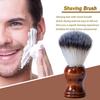OROSSENTIALS Shaving Brush For Men Sheesham Wood Shaving Brush with Ultra Soft & Absorbent Bristles & Long Handle Imitation Badger Hair Shaving B