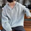Men's American College Style Hoodie & Sweater Set - Autumn/Winter High-End Knitwear