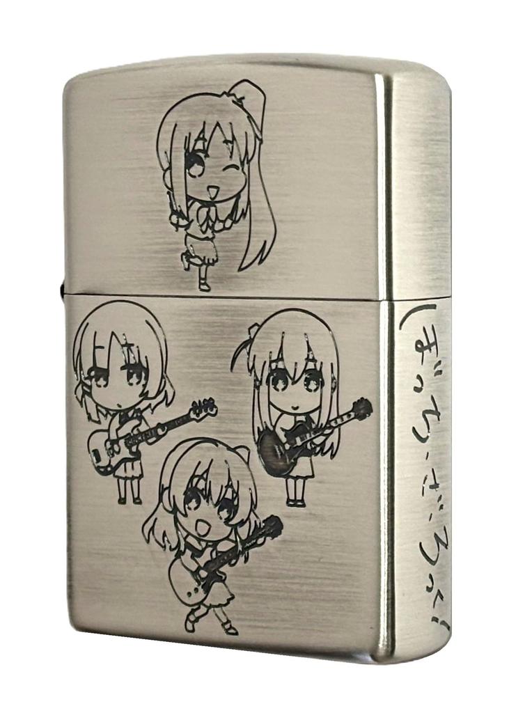 ZIPPO Anime "Bocchi the Rock!" Popular Gift (Silver E)