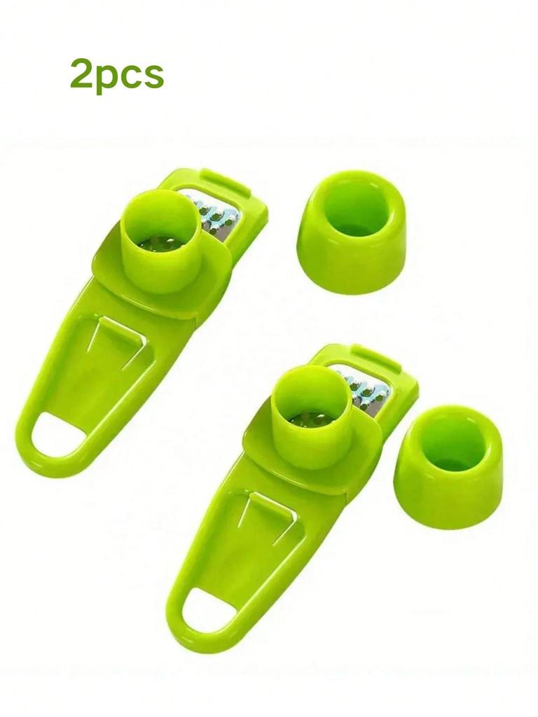 1/1pc Mini Garlic Grinder Creative Garlic Press Kitchen Garlic Mash Manual Garlic Mashing Green Kitchen Gadgets Tool