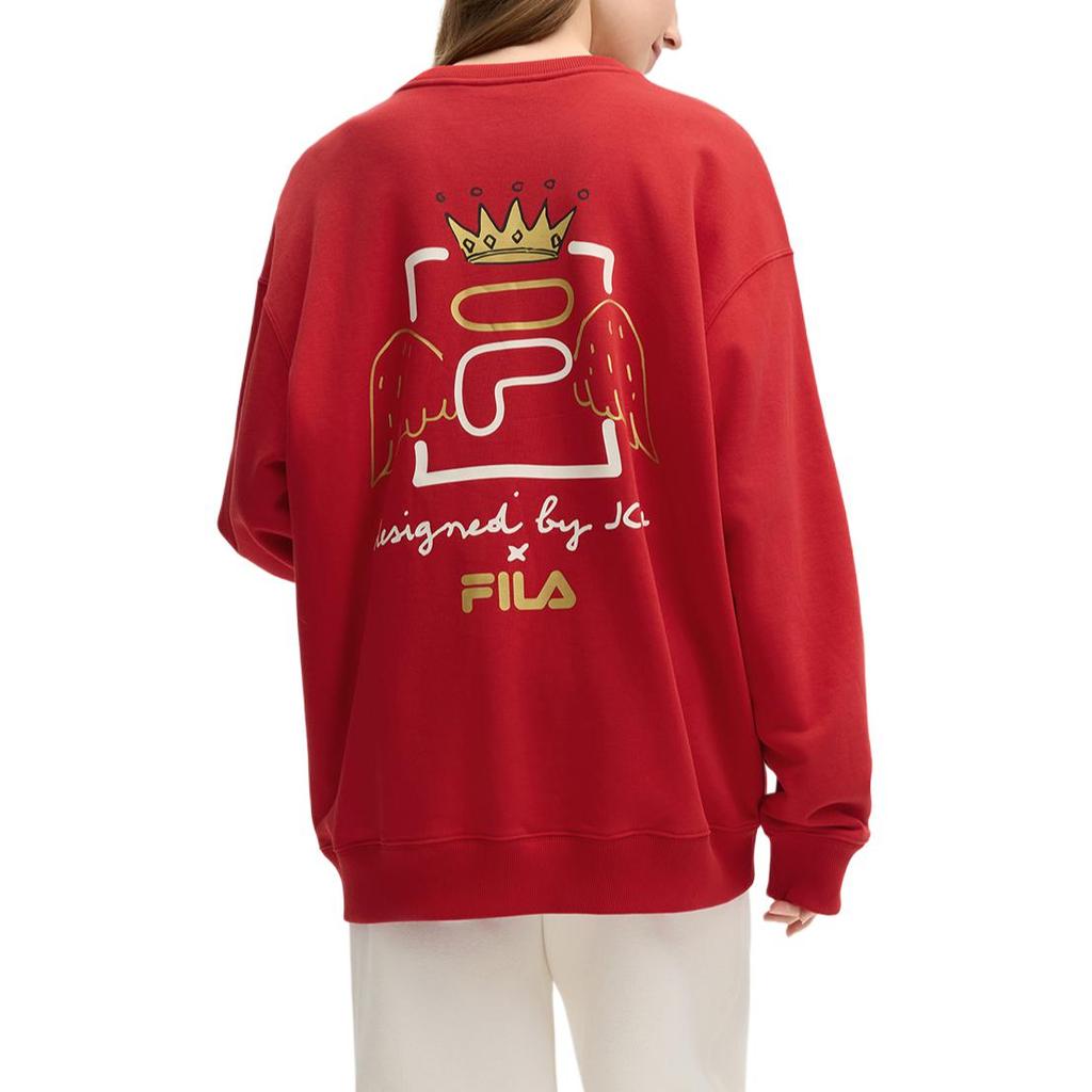 Men's Sweatshirt FILA ORIGINALE Sweatshirt Unisex Legend Red