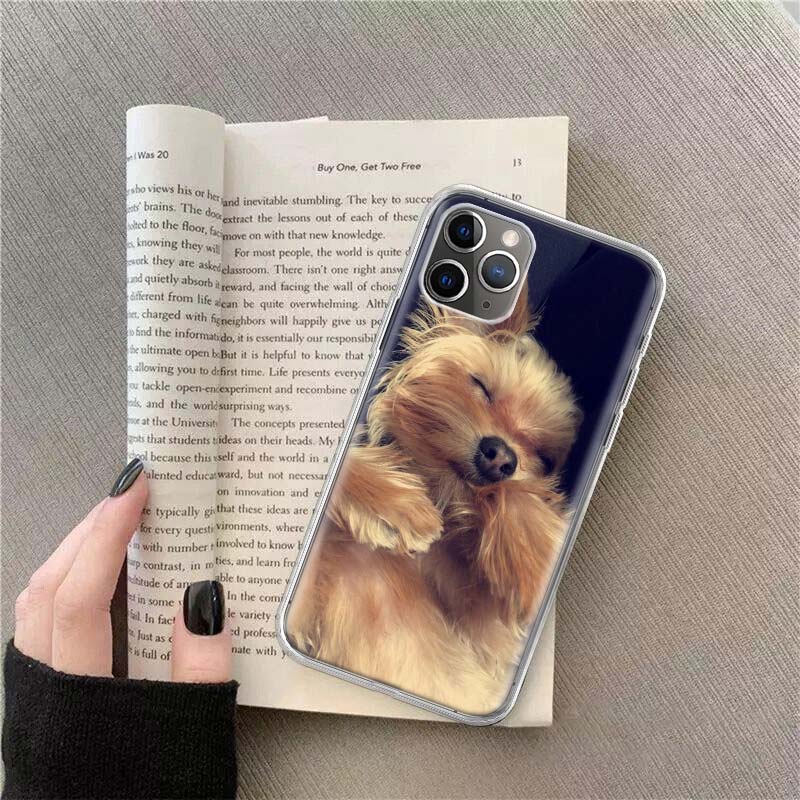 Yorkshire terrier dog Phone For Apple Iphone 12 13 Mini 15 Pro Max 11 Pro 14 Plus 16 Pro Max 16E Case Shell Cover Clear TPU Pro