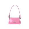 Vivienne Westwood Hazel Saturn Logo Detachable Shoulder Strap Two-Way Leather Shoulder Tote Bag Small Women handbags Pink 4304006RUL001OG406