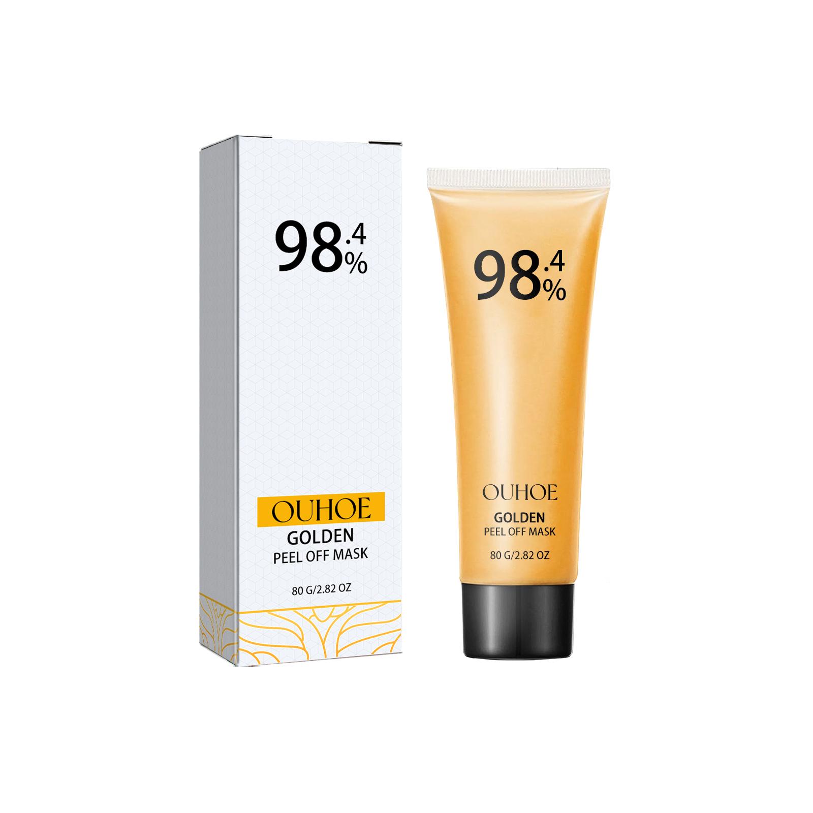 

OUHOE 24K золотая пилинг-маска глубоко очищает кожу, черные точки, акне, сужает поры, подтягивающий уход за кожей