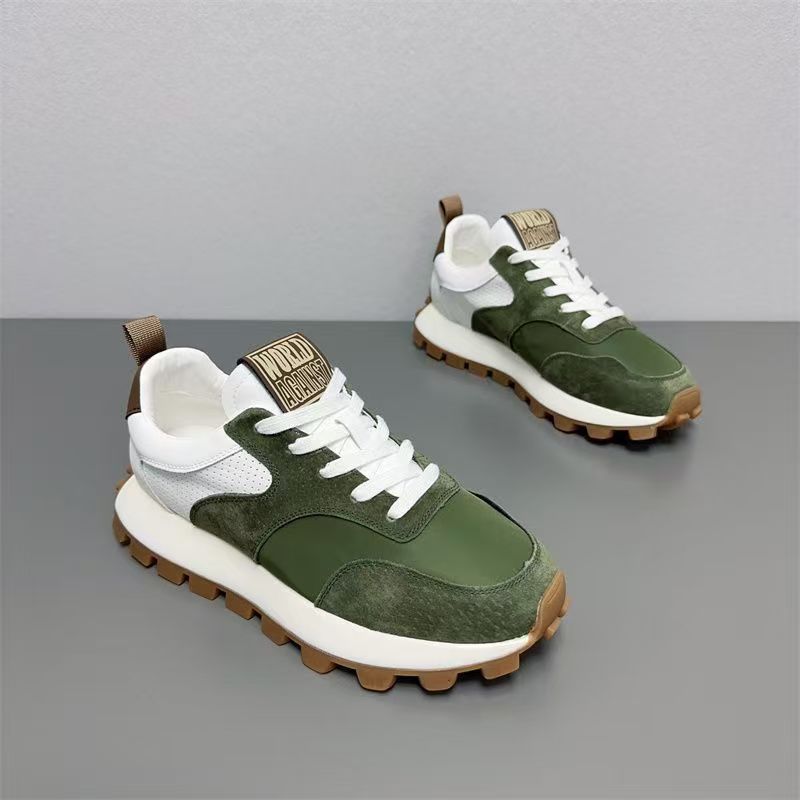Men's shoes 2025 autumn new fashion versatile casual single shoes men's non-slip and wear-resistant sports shoes canvas trendy shoes