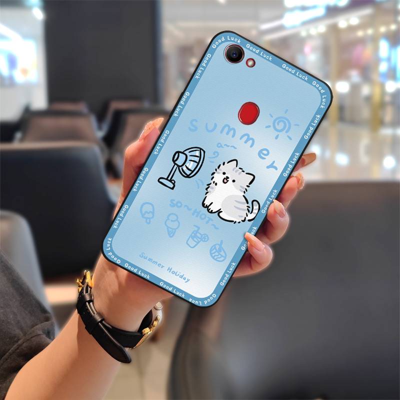 Anti-dust Cartoon Phone Case For OPPO F7 Graffiti Soft Case Silicone Protective Dirt-resistant Anti-knock Full Wrap TPU