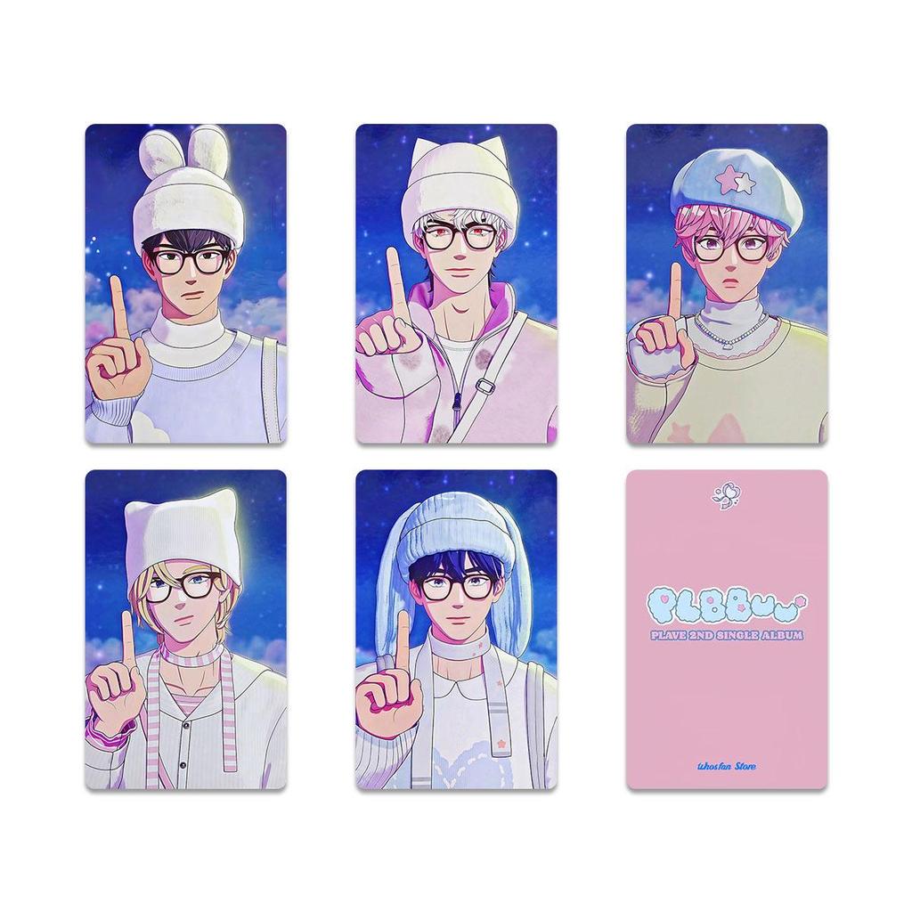 PLAVE Group's PLBBUU Album Merchandise Photocard with WHOS FAN SHOP Bonus Photocard WFS Bonus