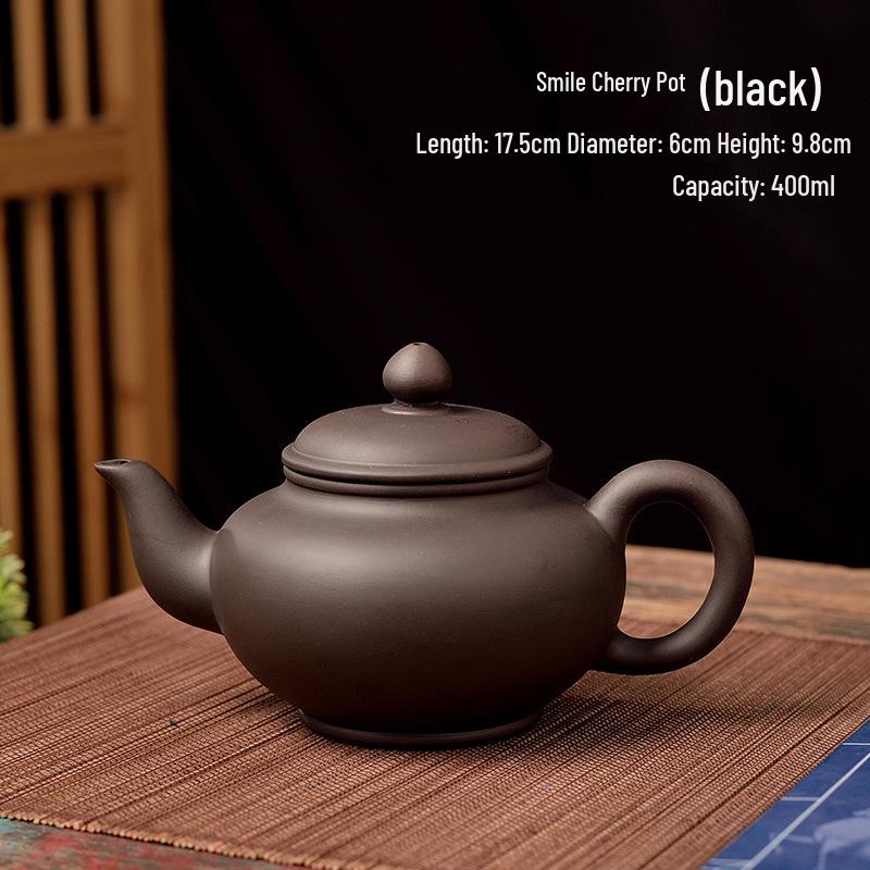 Yixing Zisha Zhuni Teapot Set with Tea Infuser – Available in 170ml, 280ml, 450ml, and 580ml Sizes