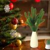 5/10Pcs Christmas Decoration Artificial Pine Branches Holly Branches for Home Decor Christmas Tree Pendant Wreath Gifts Ornament