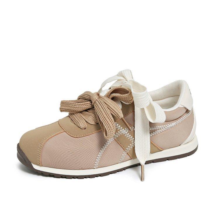 [sheii Su Yinyin] Inner heightening version~ Mandarin duck shoelaces low-top casual sports shoes women's German training shoes ballet shoes
