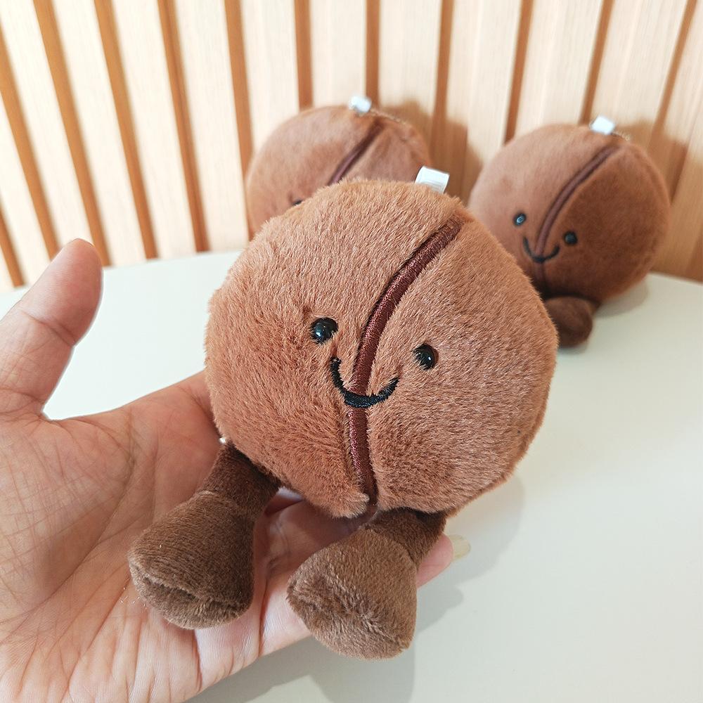 I Am A Coffee Bean Doll Doll Funny Cartoon Plush Toy Pendant Creative Simulation Children's Gift