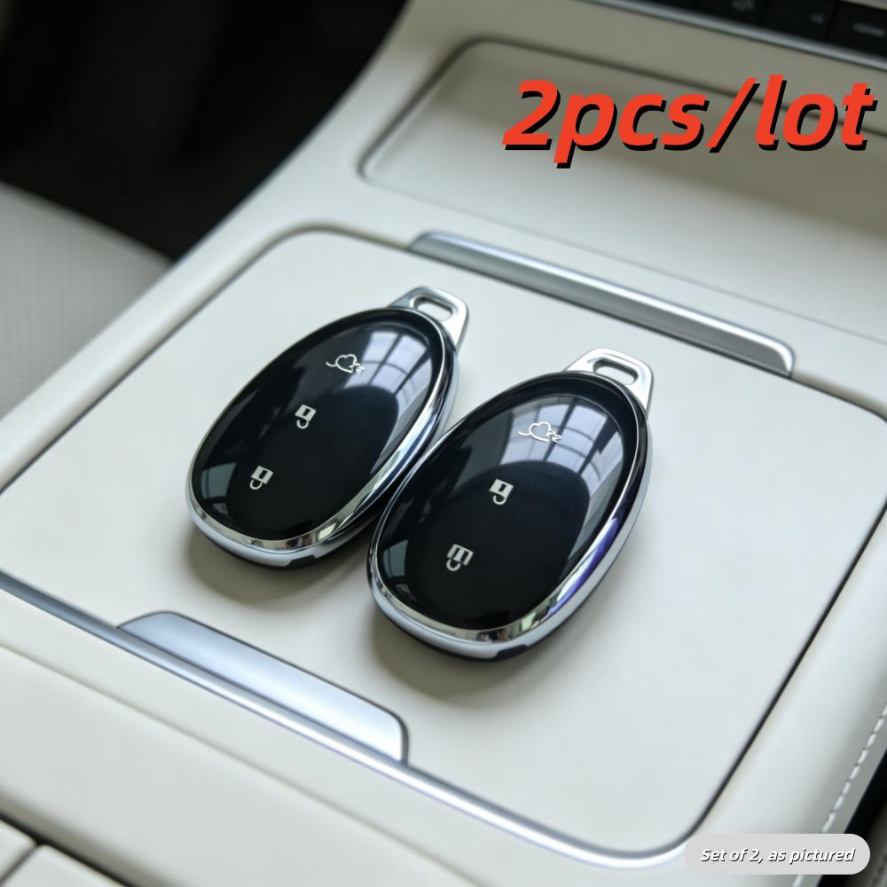 

2 шт./лот Чехлы для корпуса автомобильного ключа для 2024 Changan Qiyuan A07 бесключевой доступ умный держатель аксессуары