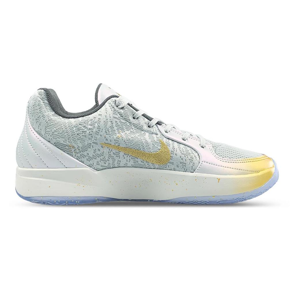 Nike Ja 2 Scarpe da Basket Basse Antiscivolo da Uomo Bianco Oro FZ1516-001(Team47-Ja2)