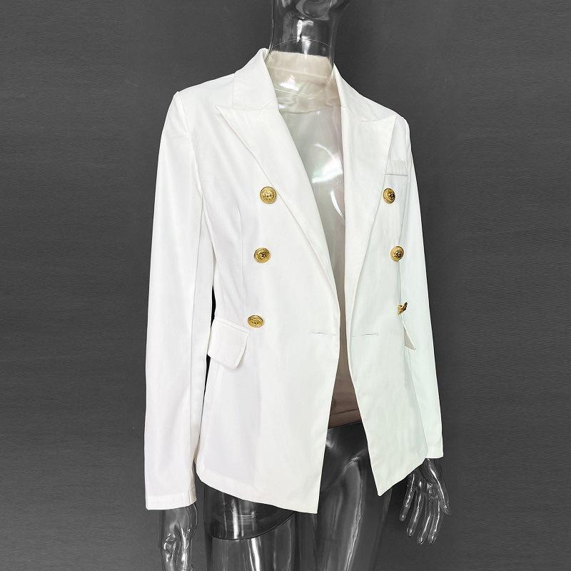 Women's Solid Color Short Blazer, Notched Lapel Casual Office Jacket with Single-Breasted Design, Versatile Commute Wear for Business Casual
