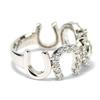 Used no brand Ring Round Modified Brilliant EU#53.5 Pt900Platinum/diamond 7.6g Platinum around 13.5