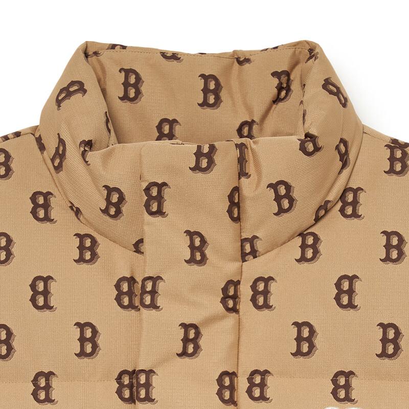 New MLB Down Jackets Unisex Khaki 3ADJM0236-43CAL