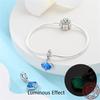 Original Copper Luminous Marine Series Pendant Fit 3Mm Bracelet Diy Charm For Women Jewelry Fashion Gift