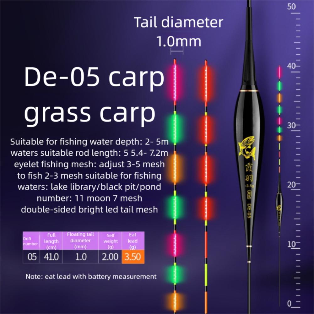 Indicator Electronic Fishing Float Buoy Strike Rock Fishing Floats Light Float Long Tail