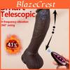 Powerful Dildo Dildoliquid Electric Black Silicone Vibrating Phallus With Strong Motorhandsfree Suctionrealistic Soft Texturegspot Pleasure Toy