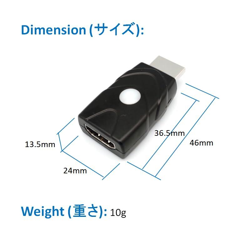 THWT HDMI 4K EDID Emulator supports SCDC and EDID copying and HDCP preset EDID for and Black 2.1 (Model 4K-EWB), emulation, pass-through (not