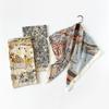 Fashionable Women’s Herringbone Silk Scarf, 90cm Square Shawl, Printed, Versatile Headscarf