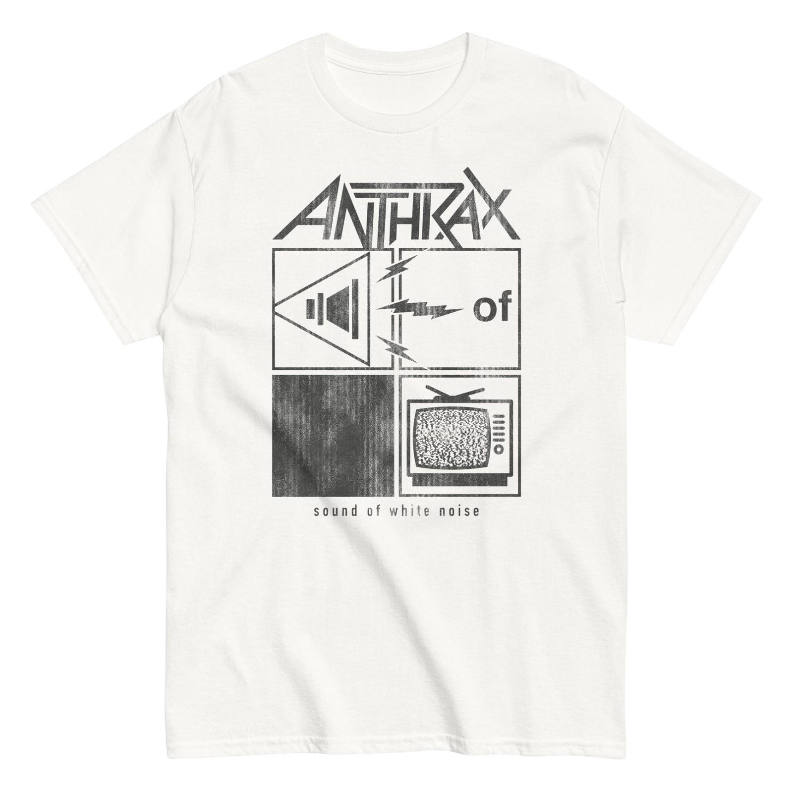 MerchMoment Anthrax Frequency T-Shirt T-Shirt White New M
