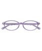 Oval Glasses Eye Examination Fashion Prescription Lens With or Without Adult Sanrio Characters Purple [Zoff] Eyeglasses, Adjustment, Glasses,