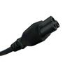French Power Cord 500mm H05VV-F 3x0.75 Cloverleaf, European Standard