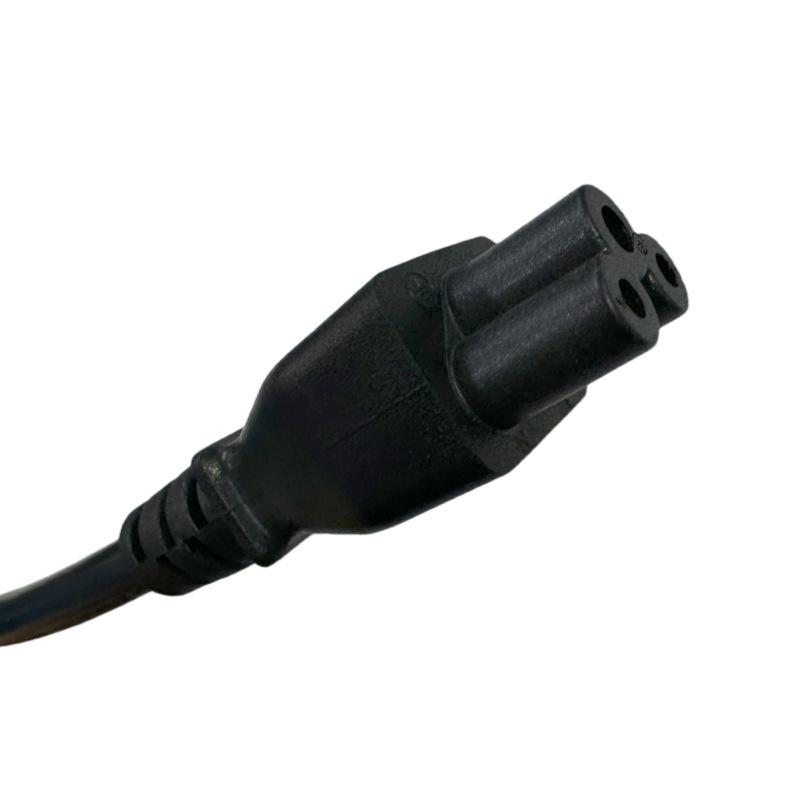 French Power Cord 500mm H05VV-F 3x0.75 Cloverleaf, European Standard