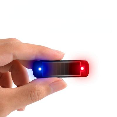 Luce di sicurezza per auto Allarme fittizio simulato ad energia solare Avvertimento wireless Lampada antifurto Spia per auto