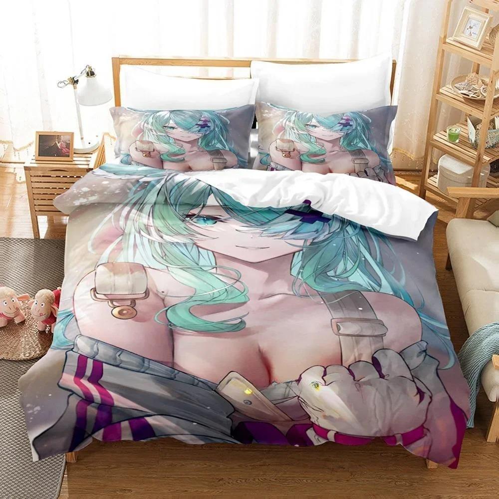 3D Print Anime Kawaii Girl Elira Pendora Bedding Set Single Twin Full Queen King Size Bed Set Adult Kid Bedroom Duvet Cover Sets